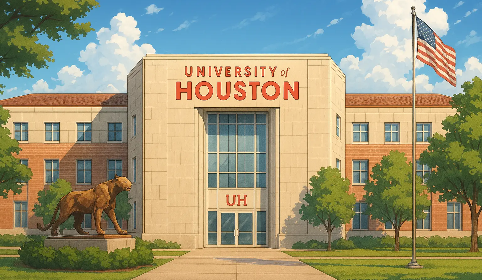 Image showing the University of Houston. An ideal University for MS
